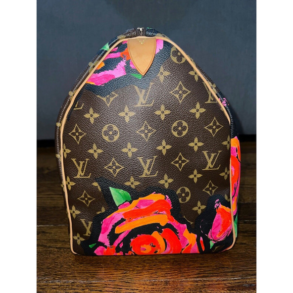 Louis Vuitton Keepall 50 Stephen Sprouse Roses Monogram Logo Monogram Travel Bag - Picture 8 of 12